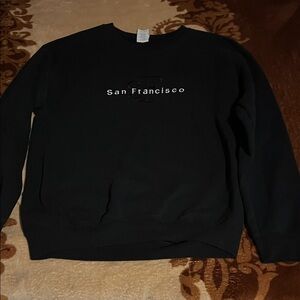 Gildan Black San Francisco Crewneck Sweater